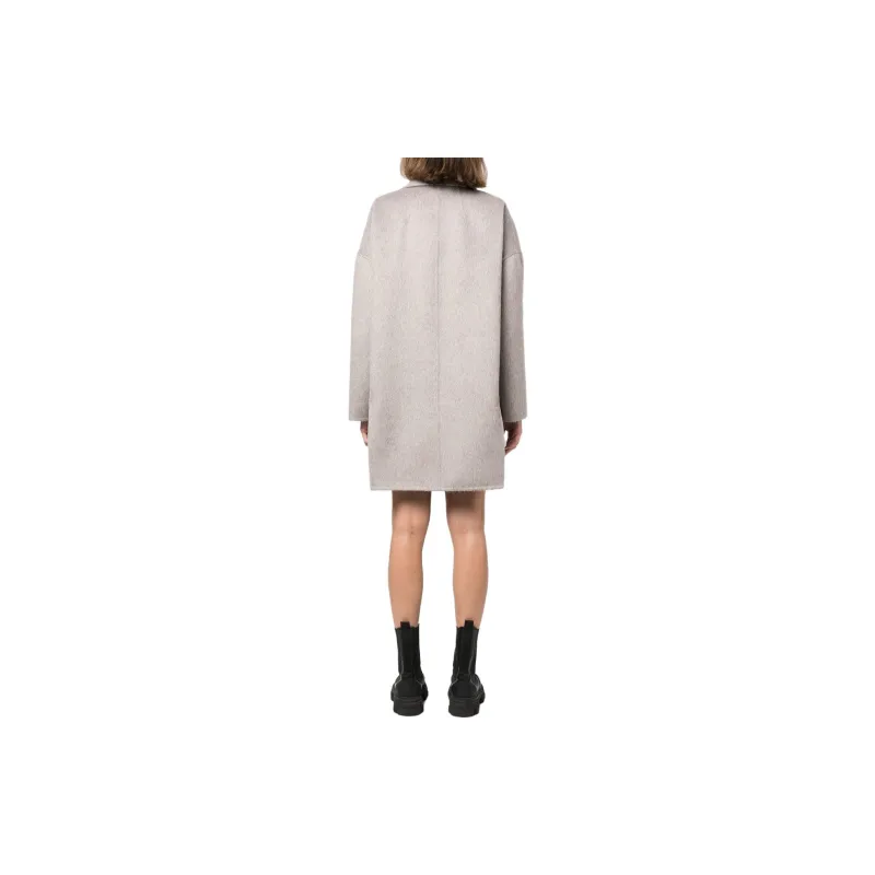 Colombo Notched-collar Single-breasted Coat-2