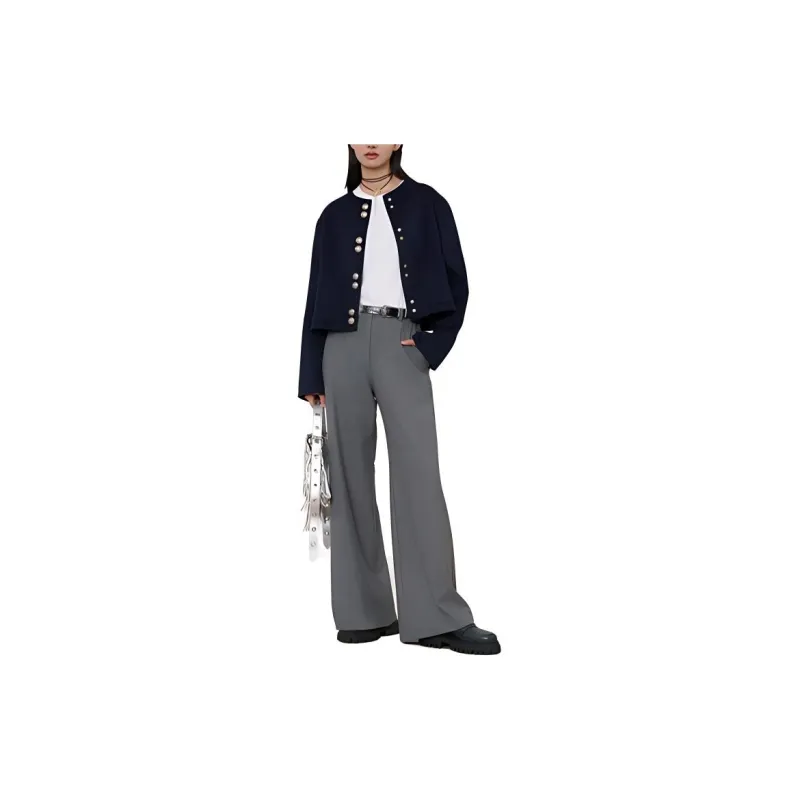 Maje Tailored Wide-leg Trousers-2