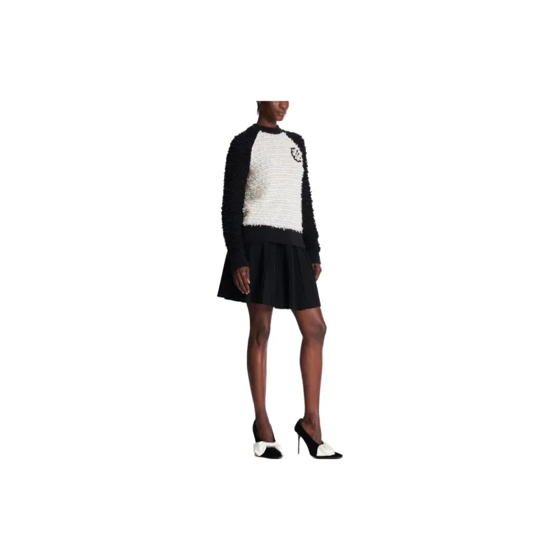 BALMAIN Lurex Tweed Jumper-4