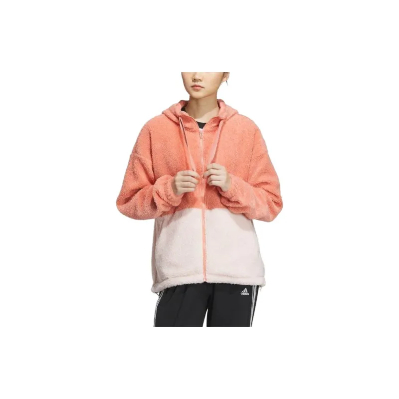 Adidas Velvet Jackets Women's Orange-1