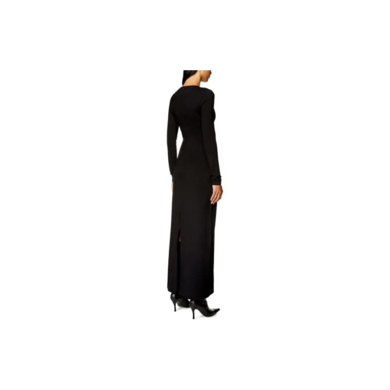 DIESEL Long Sleeved Dress Women's Black-2