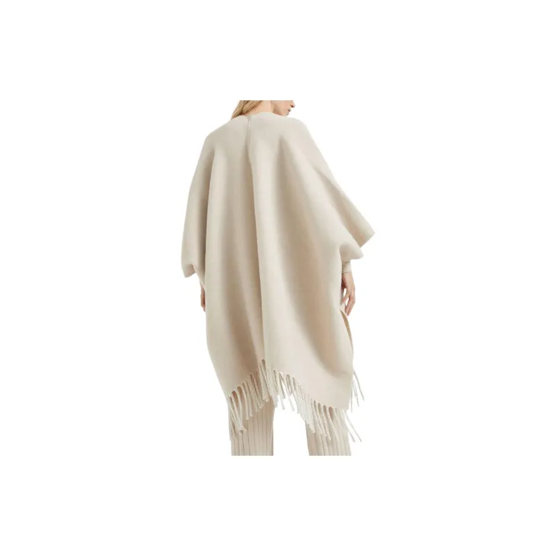Brunello Cucinelli Fringed Edge Knitted Cape-3
