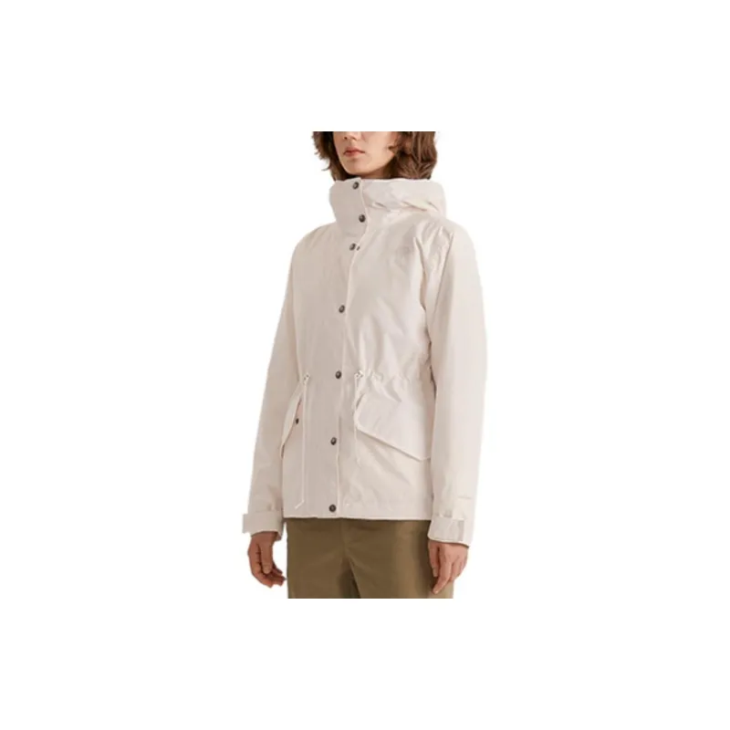 THE NORTH FACE City Outdoor Collection FW22 Water Resistant Windproof Breathable Windbreaker Jacket Women's Ecru-3