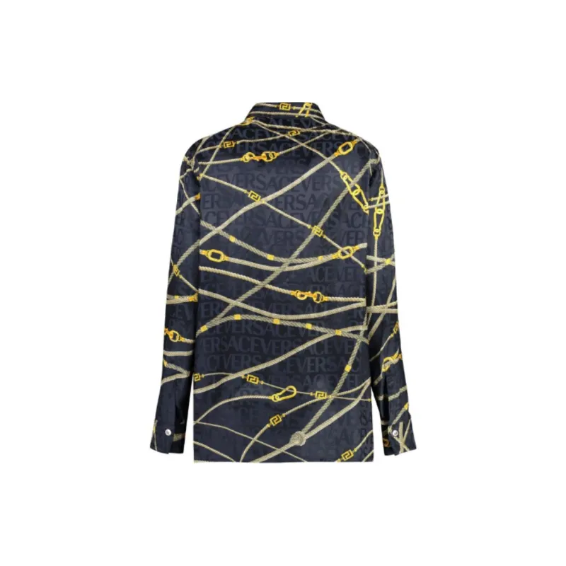 VERSACE Greca Nautical Long sleeve Shirt-1