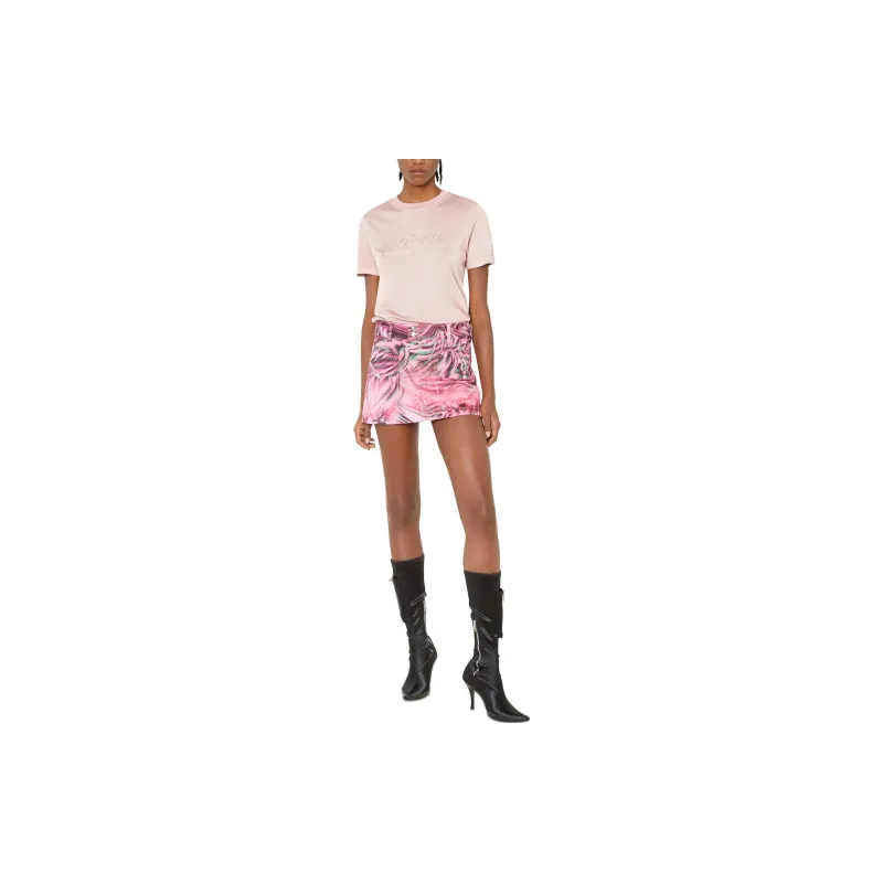 DIESEL Casual Short Skirts Women's Pink-1