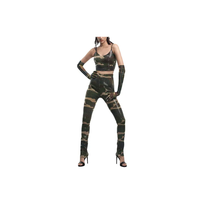 Adidas IVY PARK Camisoles Women's Army Green-4