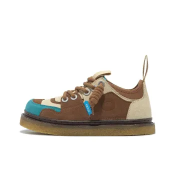 OETZI Smoke Rubber Sole Series Wear Resistant Breathable Lightweight Height Increasing Low Top Casual Shoes Unisex