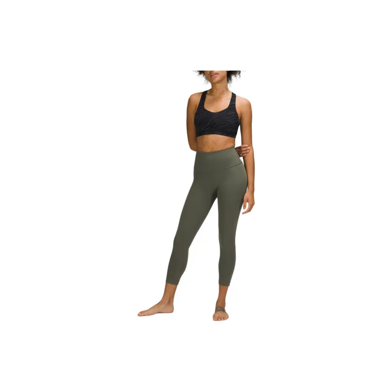 Lululemon Free To Be Serene Sports Underwear Women's Camouflage Deep Coal Mixed Color-2