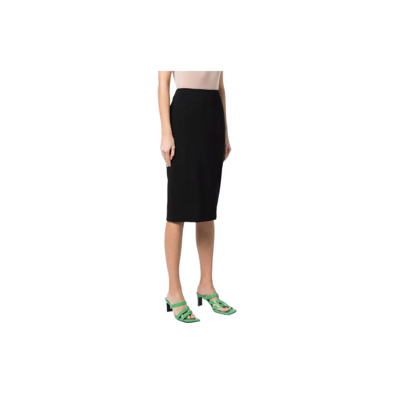 MOSCHINO Crepe Pencil Midi Skirt-3