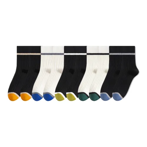 Lan Miao Mid Calf Socks Men's 10 Pack