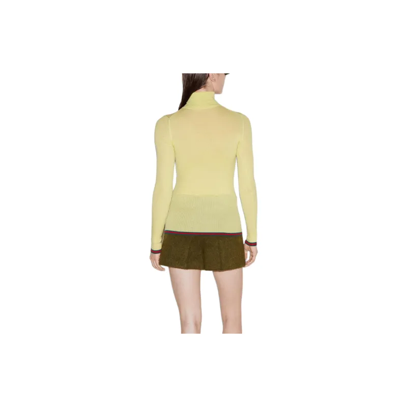 GUCCI FW24 Cashmere Sweater Women's Light Beige-4