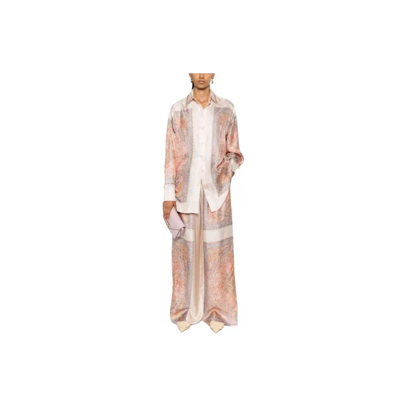 Zimmermann Illustration Paisley Printed Track Pants-2