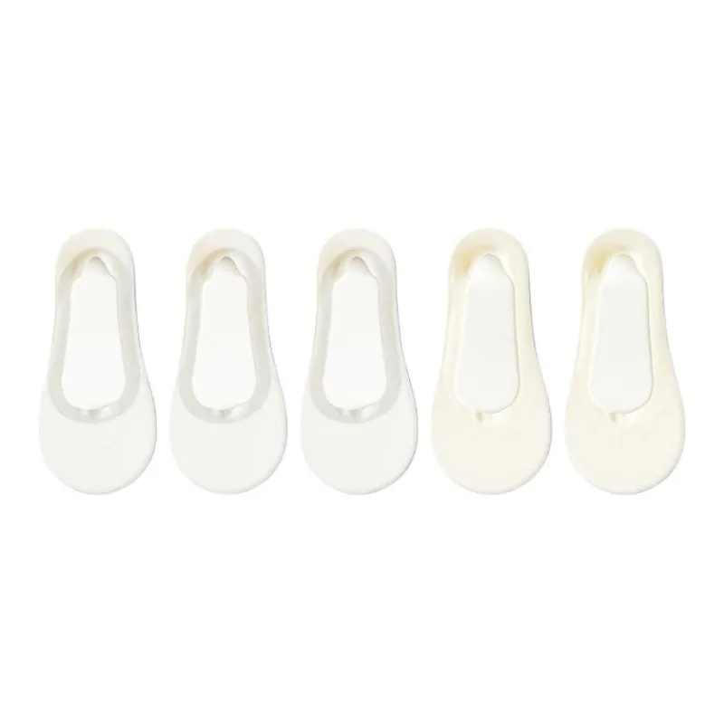 ROBINHOOD No Show Socks Women's 5 Pack-8