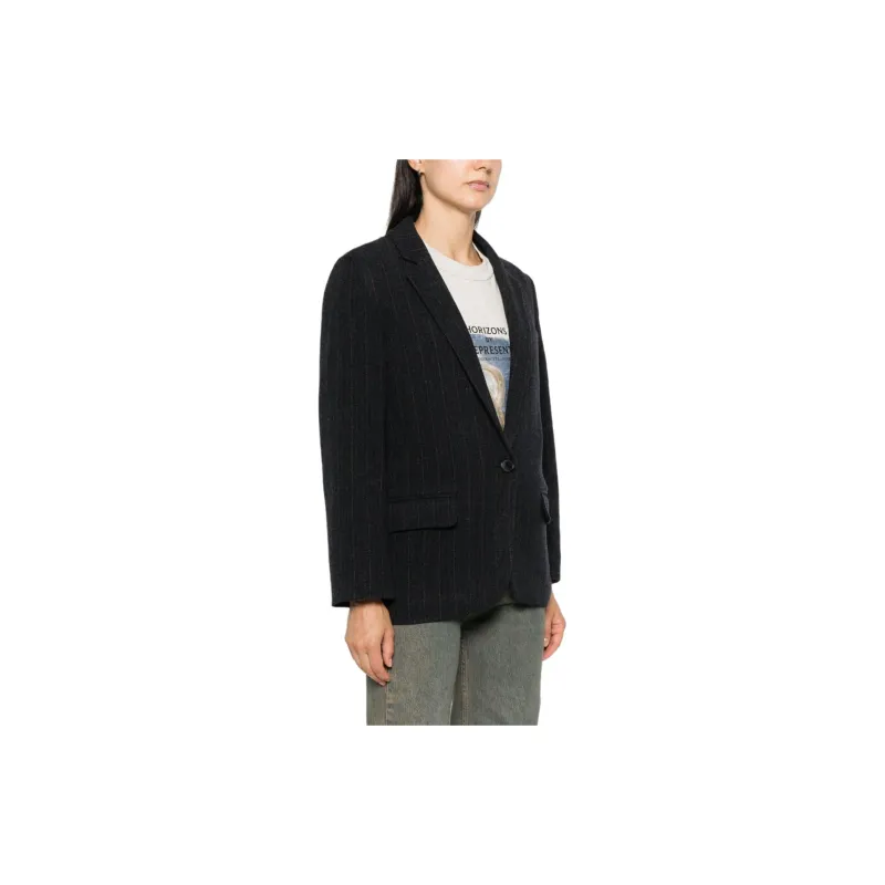 ISABEL MARANT ETOILE Charlyne Pinstriped Blazer-2