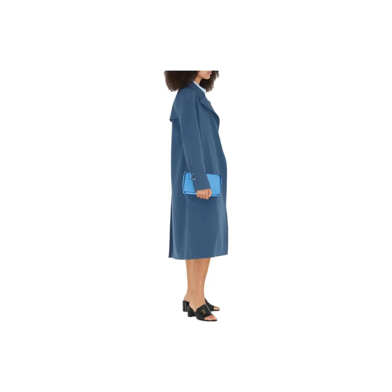Burberry Coats Women's Blue-1