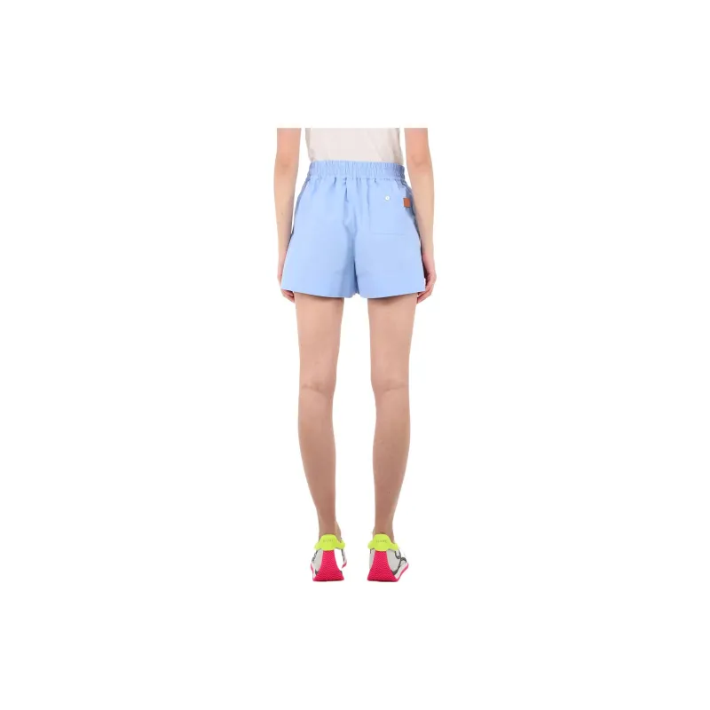 LOEWE Casual Shorts Women's Light Blue-2