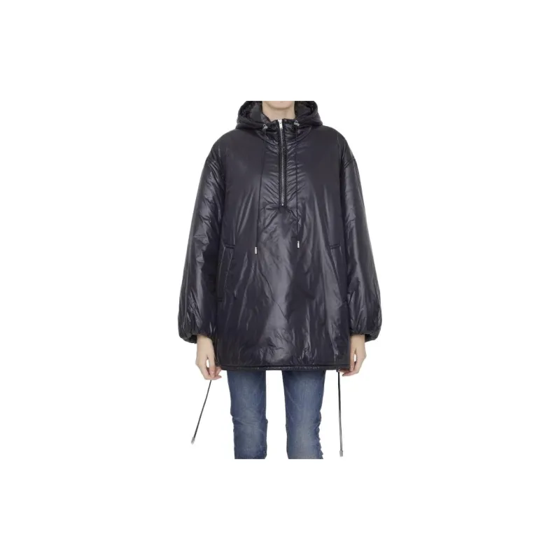 SAINT LAURENT Half Zip Hooded Jacket-2