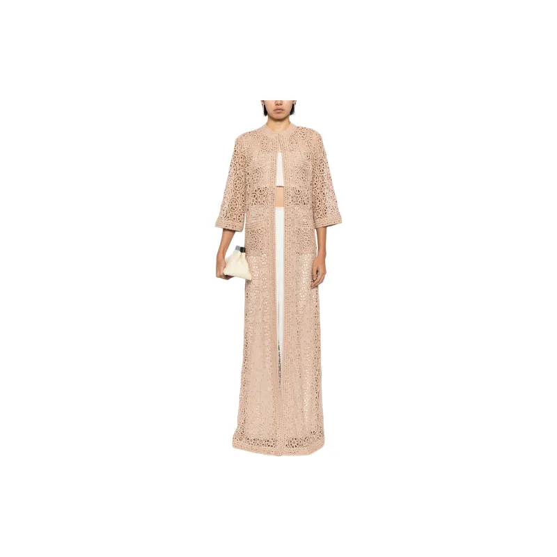ELIE SAAB Macramé Long Cardigan-1