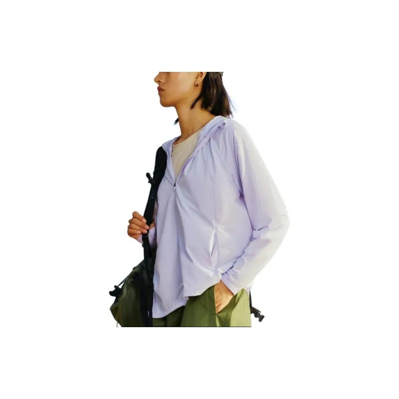 XTEP Breathable UV Protection Sun Protection Clothing Women's Sheer Purple-3