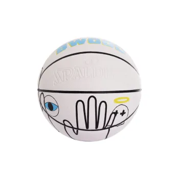 SPALDING x Bwood PU Basketball White Size 7 Training Unisex