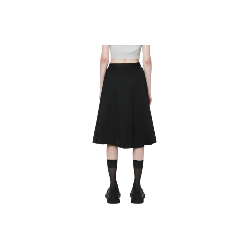 WE11DONE Casual Long Skirts Women's Black-2