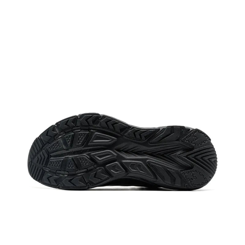 XTEP Slip Resistant Rebound Low Top Trail Running Running Shoes Men's Black-6