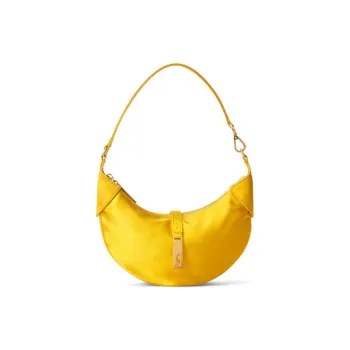 Polo Ralph Lauren Polo ID Fabric With Cow Leather Clutch Handbag, Shoulder Bag Women's Yellow