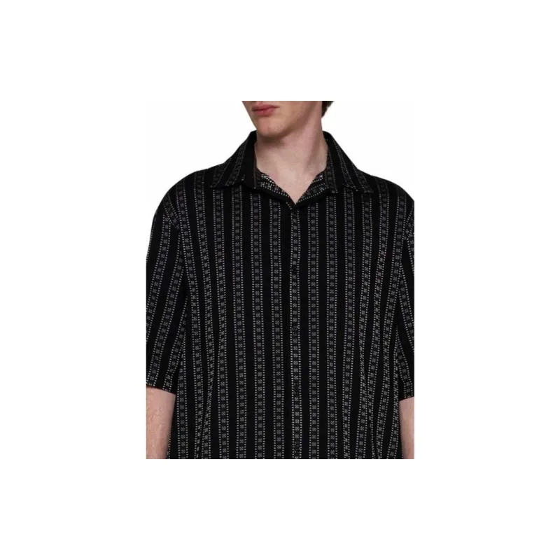 OFF-WHITE All-Over Patterned Short-Sleeved Shirt-4