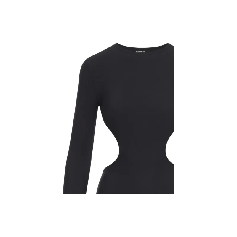 Balenciaga Cut Out Open Back Mini Dress-2