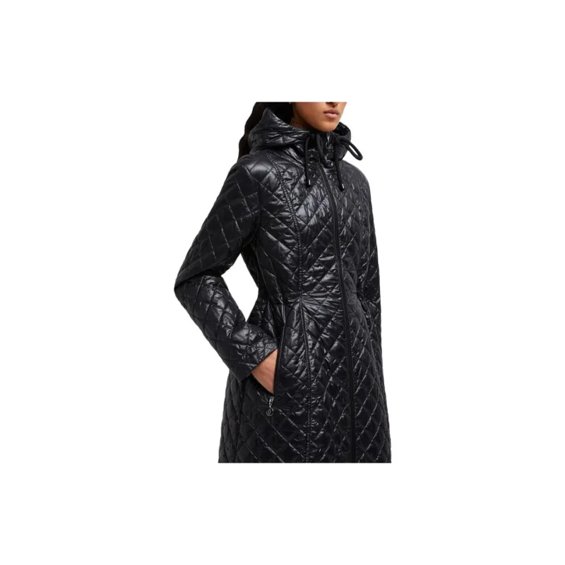 Moncler Artigny Zip Up Quilted Long Coat-4