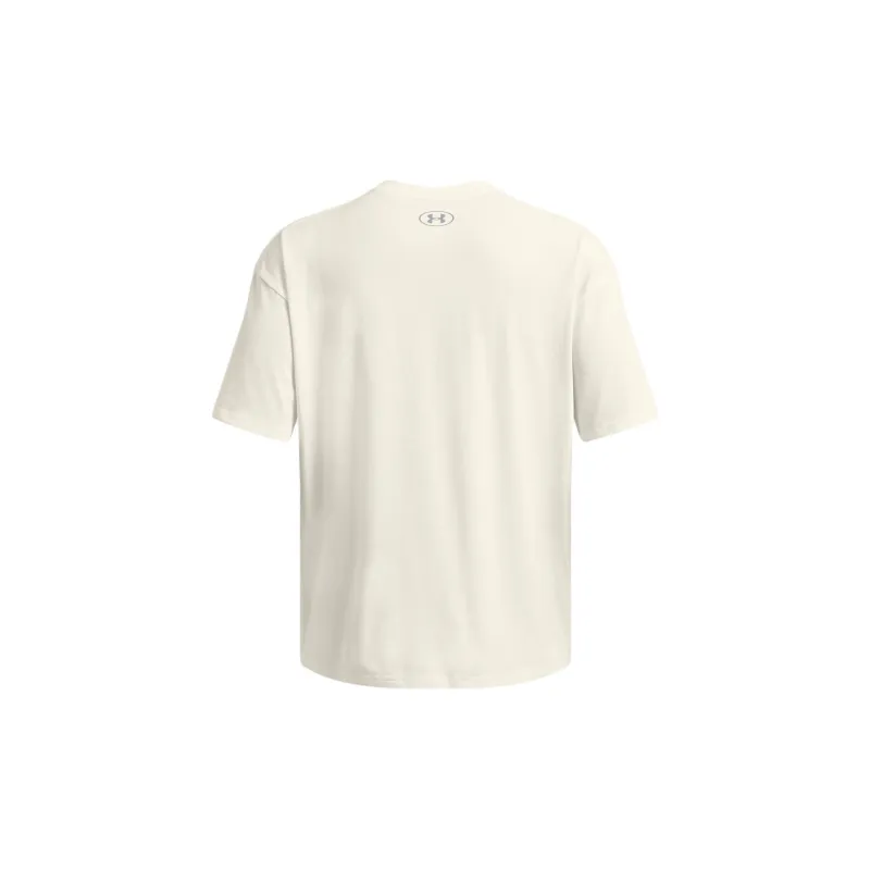 Under Armour CollegiateGameday Heavyweight Performance Cotton Oversized T-Shirt Men's White-1