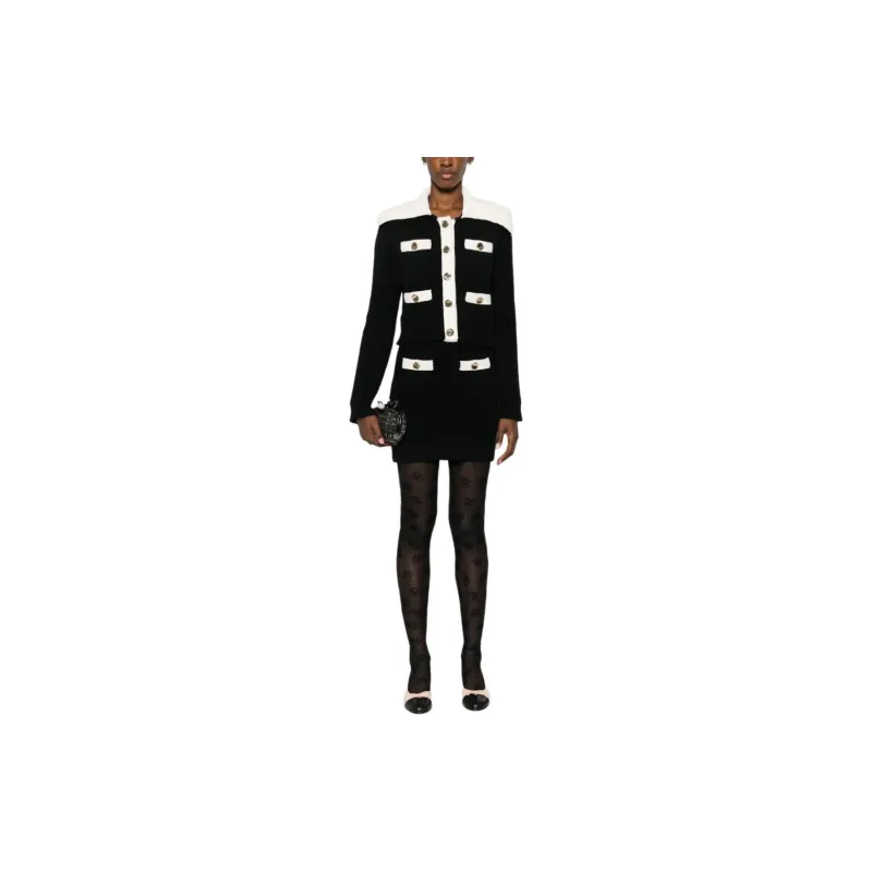 Self portrait Button Up Blend Cardigan-1