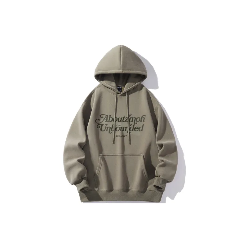 ZMOH Fleece Lined Hoodie Unisex Couple's-1