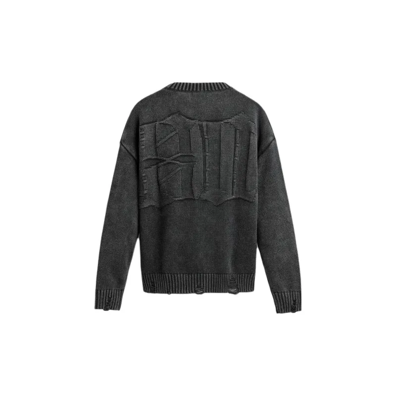 ZARA Knitwear Men Coal Gray-1