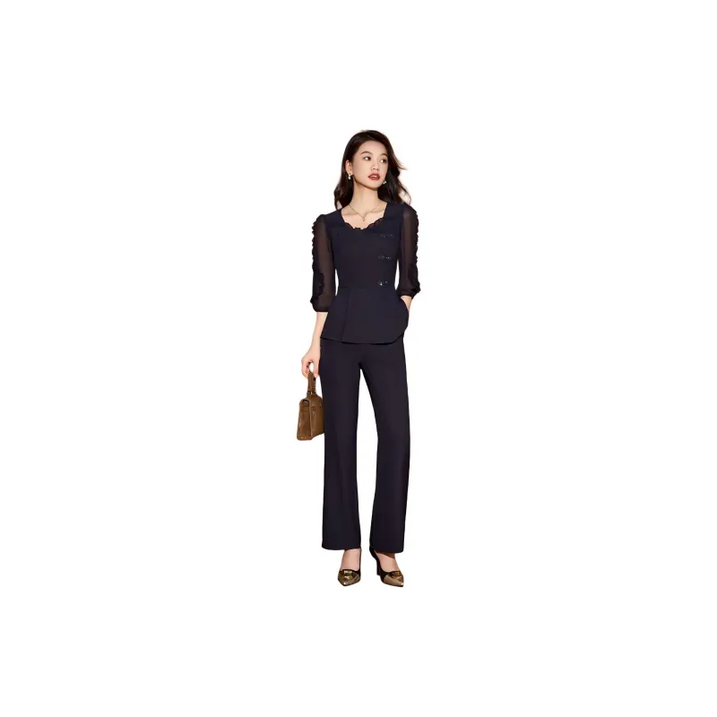 Mylan Casual Suit Women's Dark Blue-1