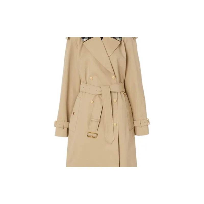 Burberry Trench Coats Women's Honey-5