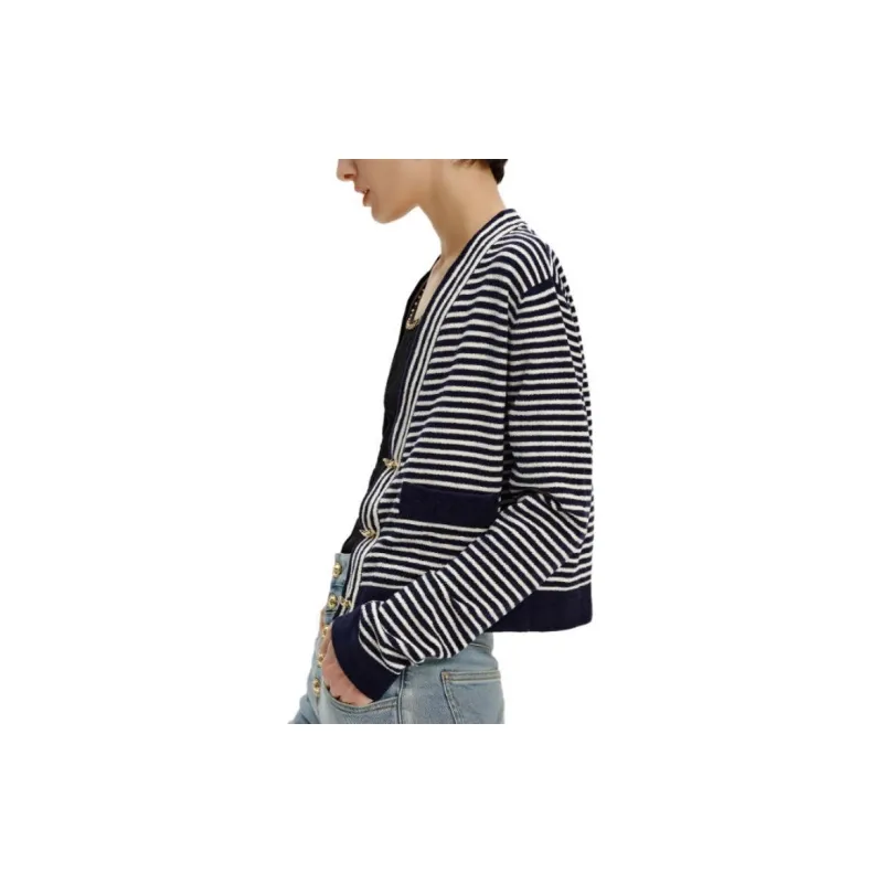 KARL LAGERFELD SS24 Knitwear Women's Black White-5
