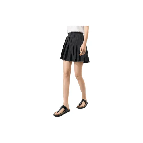 Bethine Casual Short Skirts Women's Dark Gray
