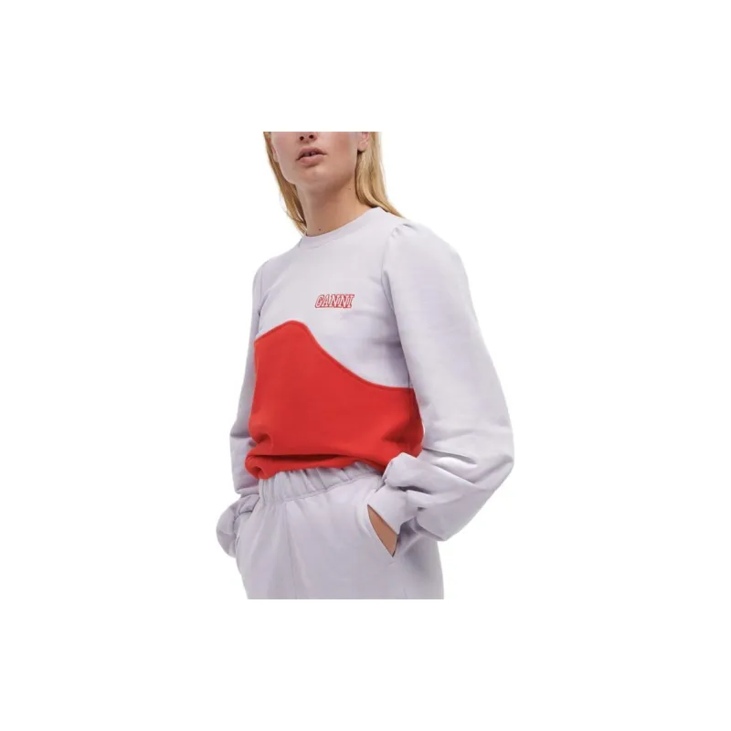 GANNI Sweatshirt Women's Misty Purple Lilac-1