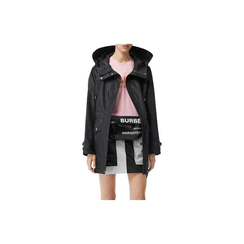 Burberry Coats Women's Black-3
