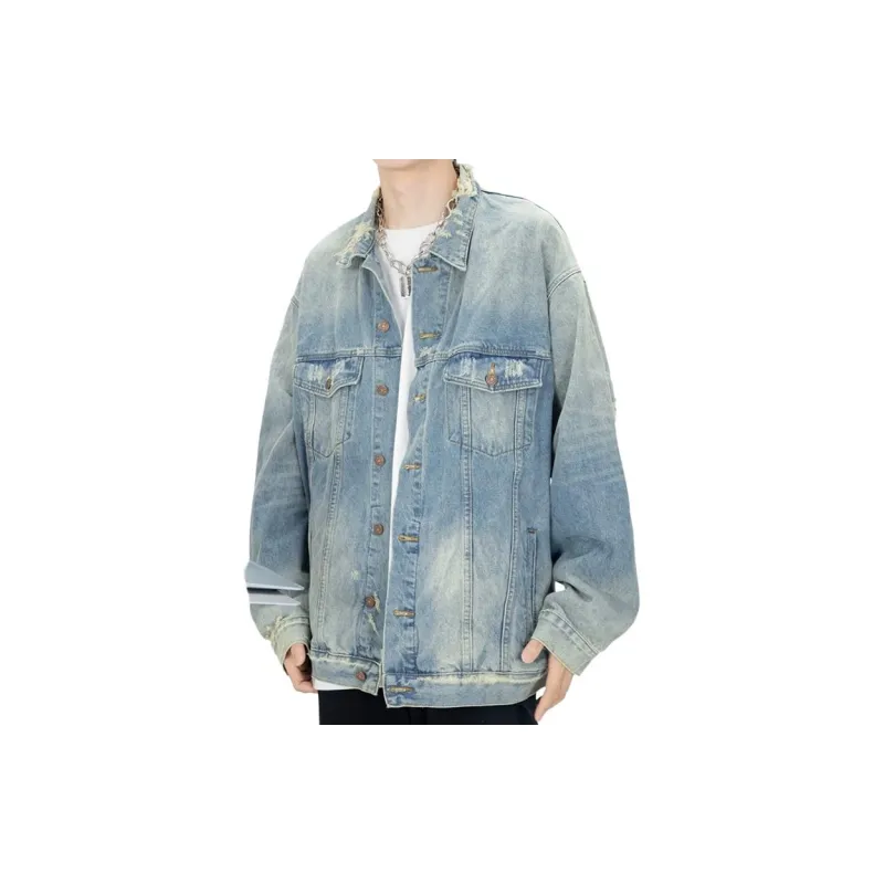 MGXEK Denim Jackets Unisex-1
