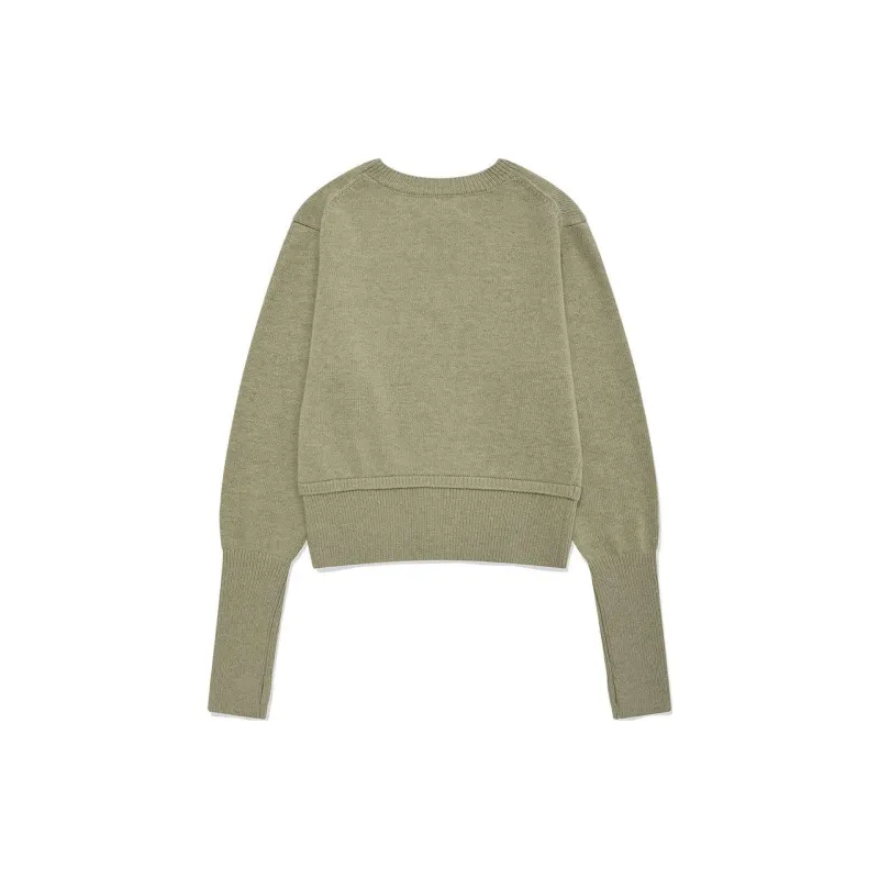 COVERNAT FW24 Knitwear Women's Sage Green-1