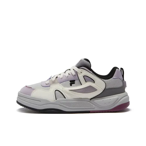 FILA FUSION BANK II Skateboard Shoes Women's Low-Top Lotus Grey/Swallow Blue Purple