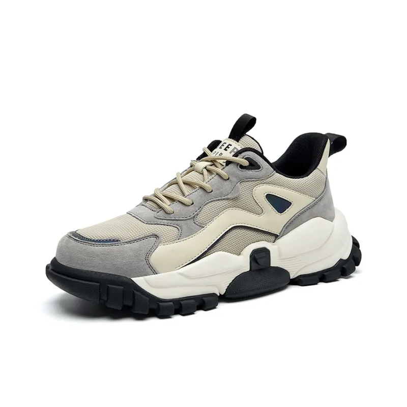 JEEP SPIRIT Outdoor Shoes Men Low Top Light Sandy/Climbing Gray-2