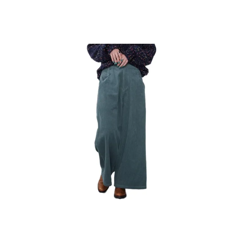 Beams Casual Pants Women's Green-3