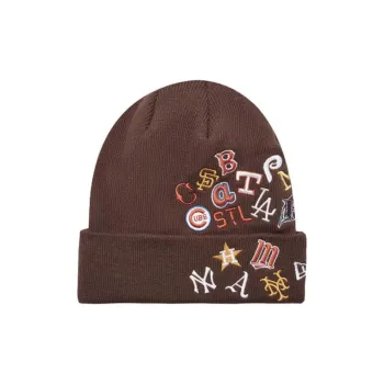 New Era Acrylic Beanies Unisex Brown