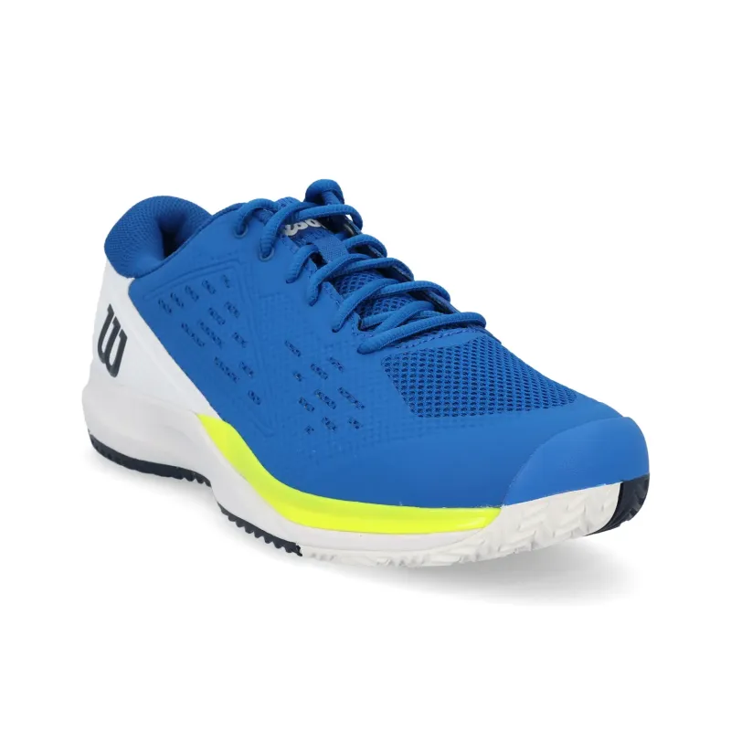 Wilson Rush Pro Ace Slip-Resistant Low-Top Tennis Shoes Men's Blue-2