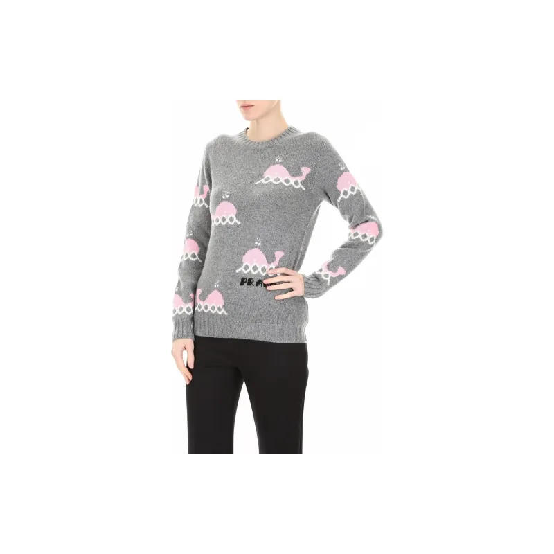PRADA Sweaters Women's Gray-3