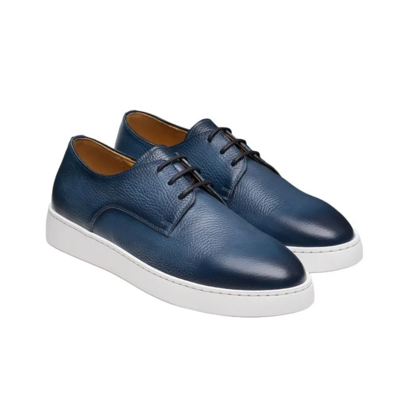 Magnanni Lonzo Low-Top Skateboard Shoes Men's Marine Blue-2