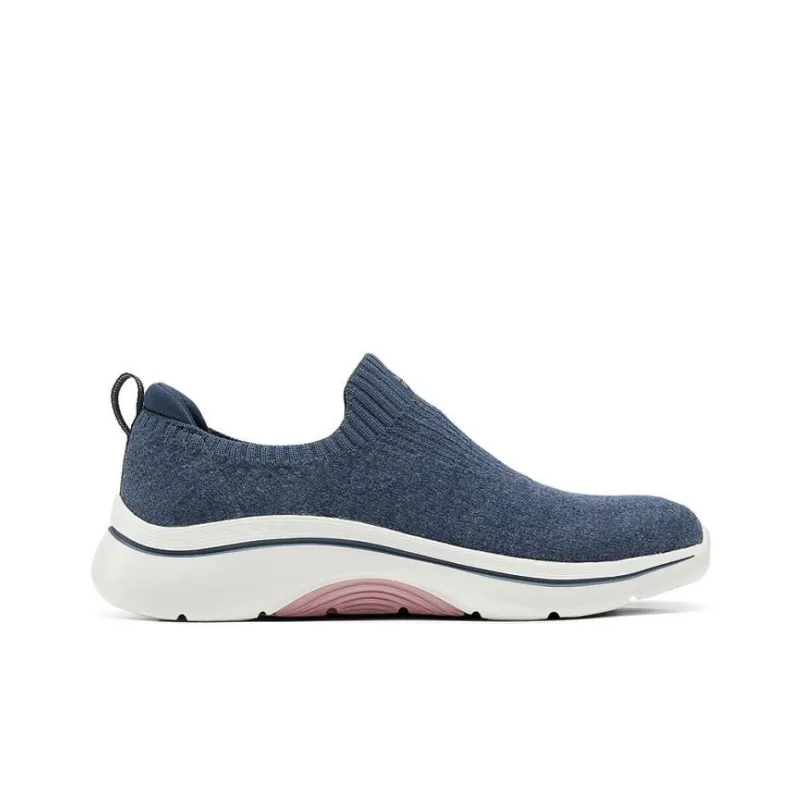 Skechers Arch Fit Anti Slip Wear Resistant Low Top Casual Shoes Women's Blue-1